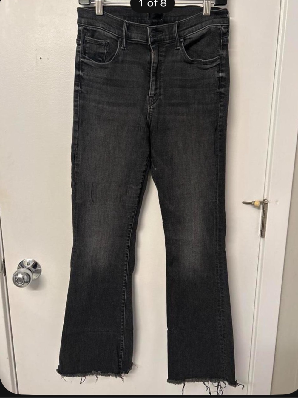 MOTHER Men's Black Bootcut Jeans